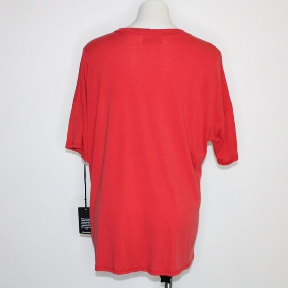 Revolve Michael Lauren Tricolor Short Sleeve Top - Picture 4 of 5